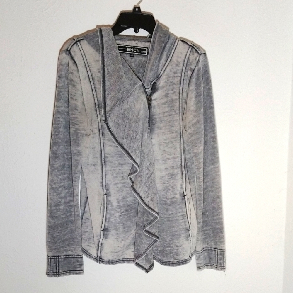 Women's Distressed Gray Sweater Size M